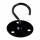 Powder Coated Black Metal Planters Wall Hanger Hook